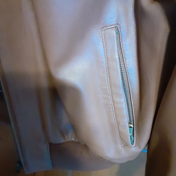 Pierotucci Italian Leather Bomber Jacket - Picture 9 of 10